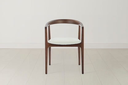 Dining Chair 01 (set of 2), Walnut / Ivory