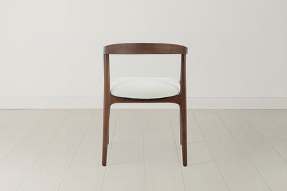 Dining Chair 01 (set of 2), Walnut / Ivory
