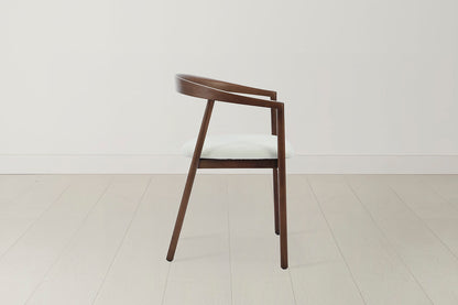 Dining Chair 01 (set of 2), Walnut / Ivory