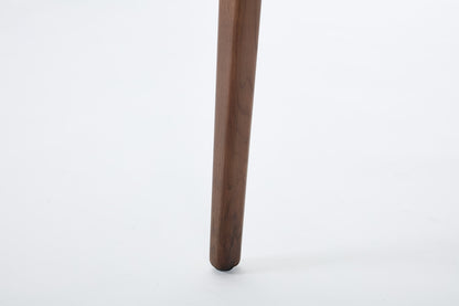 Dining Chair 01 (set of 2), Walnut / Ivory