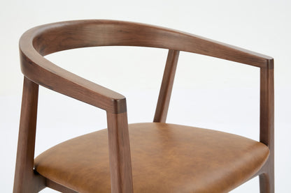 Dining Chair 01 (set of 2), Walnut / Maple