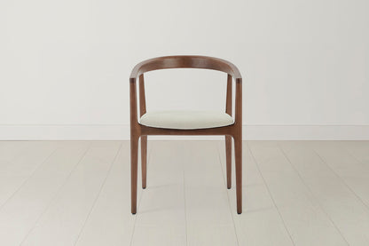 Dining Chair 01 (set of 2), Walnut / Oatmeal