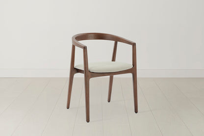 Dining Chair 01 (set of 2), Walnut / Oatmeal