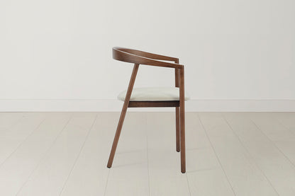 Dining Chair 01 (set of 2), Walnut / Oatmeal
