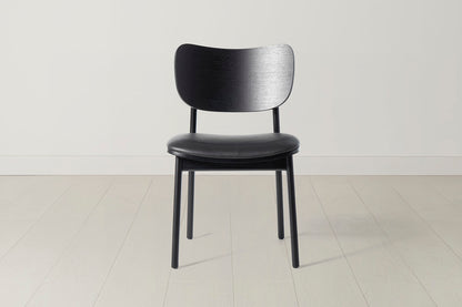 Dining Chair 02 (set of 2), Black / Black