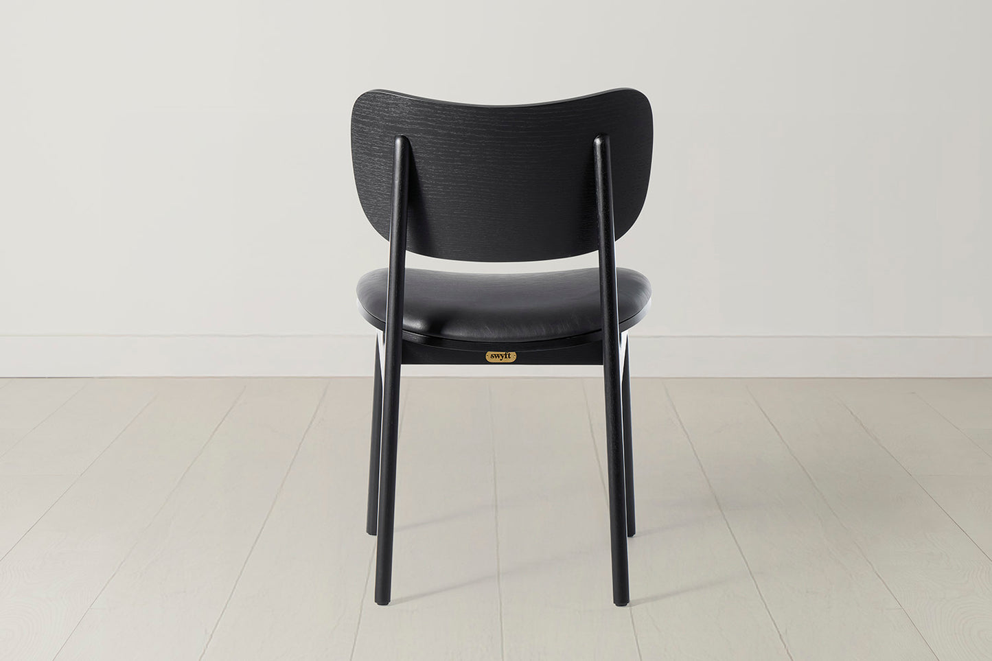 Dining Chair 02 (set of 2), Black / Black