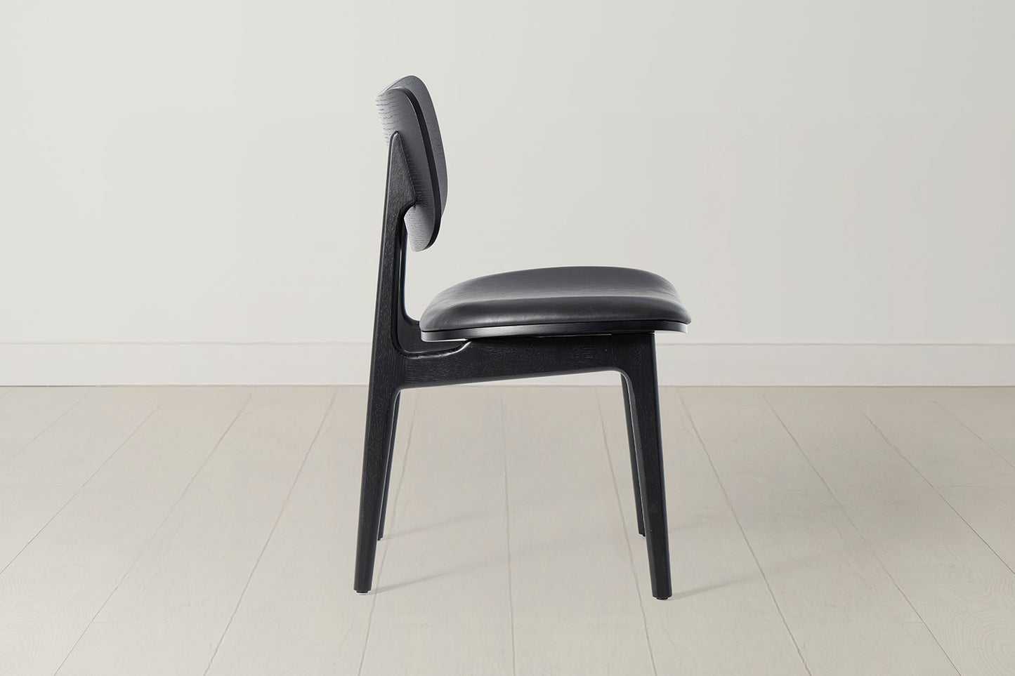 Dining Chair 02 (set of 2), Black / Black