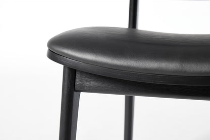 Dining Chair 02 (set of 2), Black / Black
