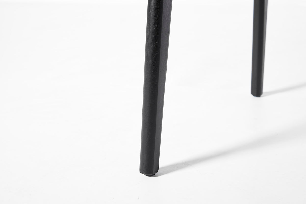 Dining Chair 02 (set of 2), Black / Black