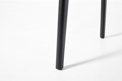 Dining Chair 02 (set of 2), Black / Black