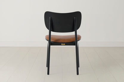 Dining Chair 02 (set of 2), Black / Maple
