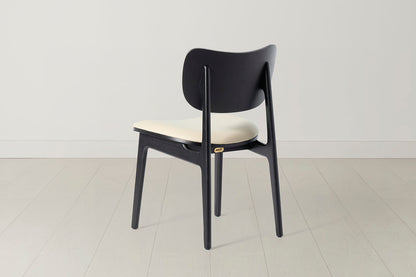 Dining Chair 02 (set of 2), Black / Oyster