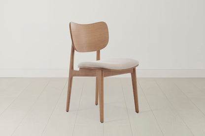 Dining Chair 02 (set of 2), Oak / Oatmeal