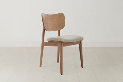Dining Chair 02 (set of 2), Oak / Oyster