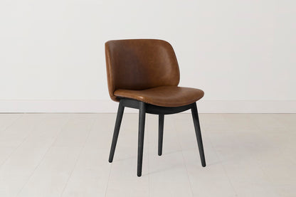 Dining Chair 04 (Set of 2), Black Legs / Maple