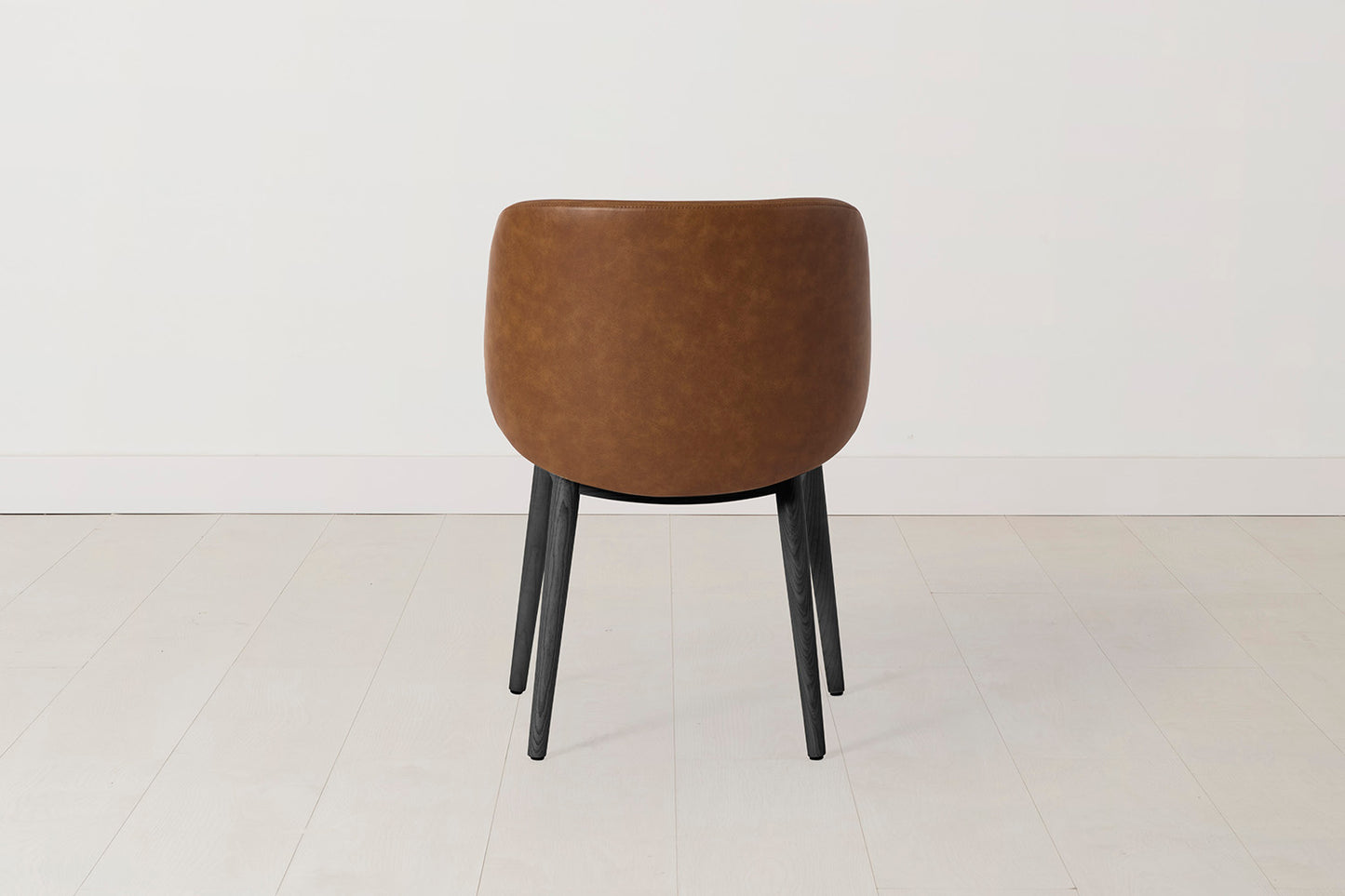 Dining Chair 04 (Set of 2), Black Legs / Maple