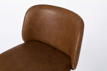 Dining Chair 04 (Set of 2), Black Legs / Maple