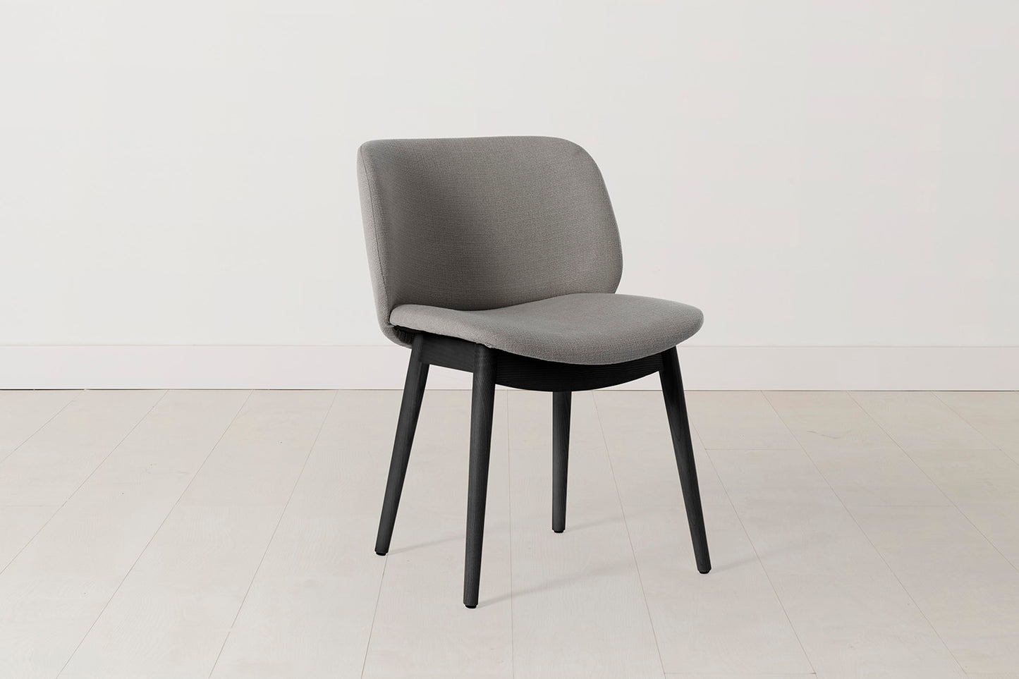 Dining Chair 04 (Set of 2), Black Legs / Shadow