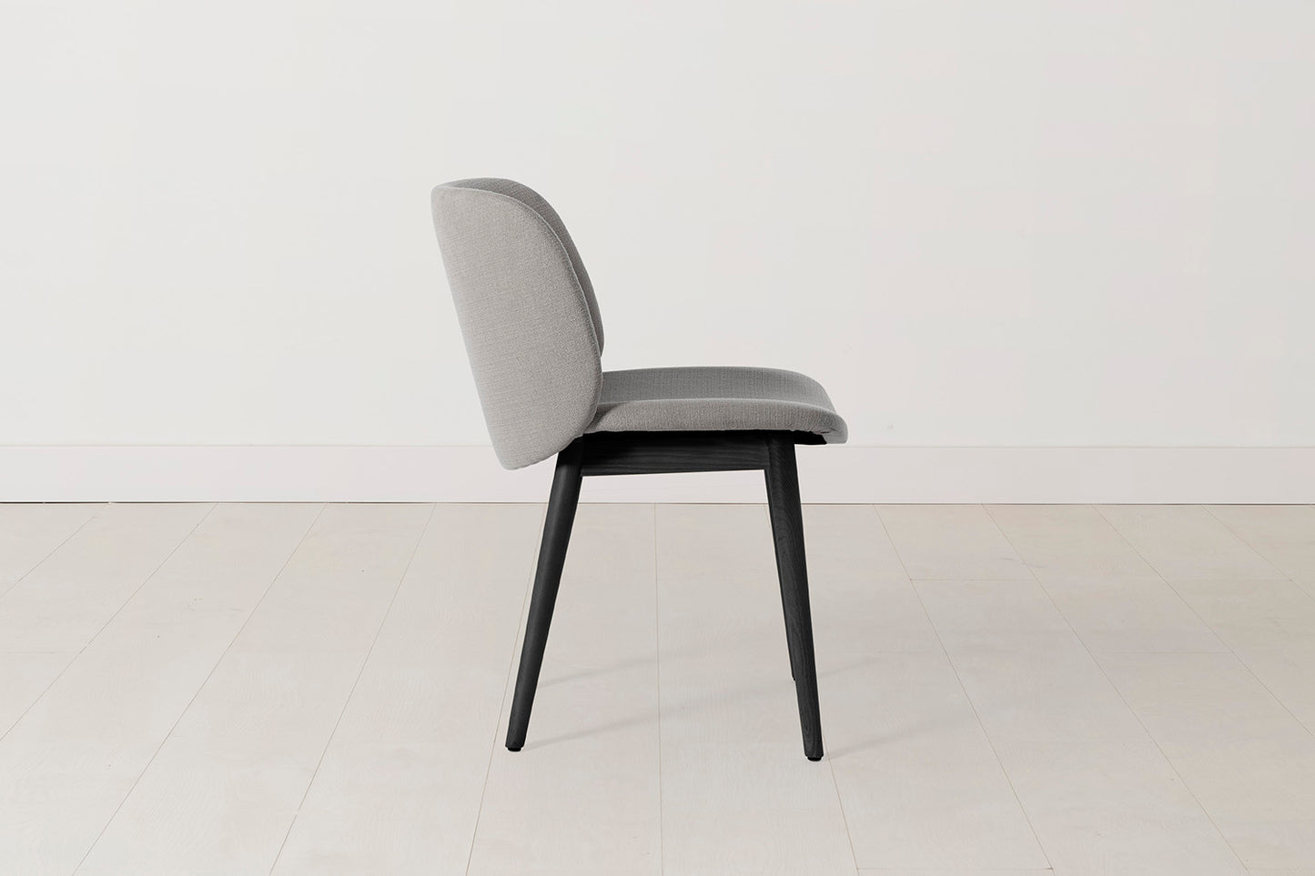 Dining Chair 04 (Set of 2), Black Legs / Shadow