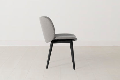 Dining Chair 04 (Set of 2), Black Legs / Shadow