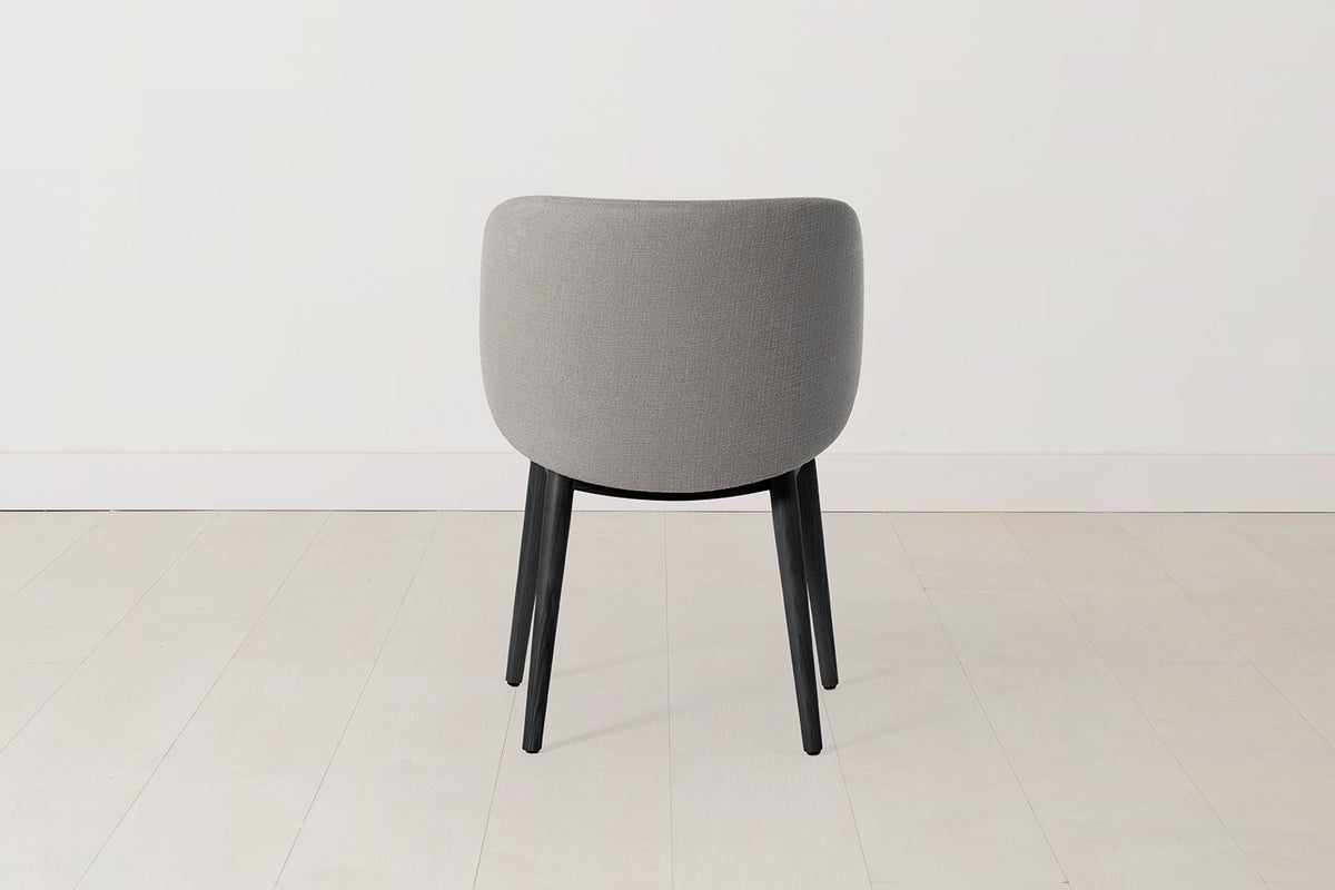 Dining Chair 04 (Set of 2), Black Legs / Shadow