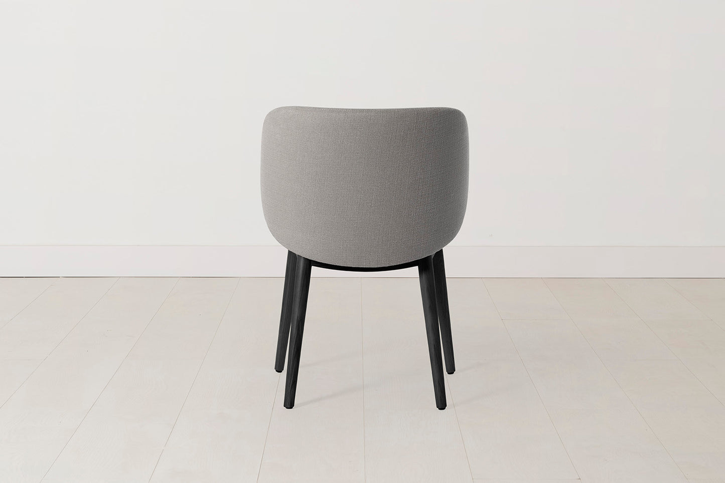 Dining Chair 04 (Set of 2), Black Legs / Shadow