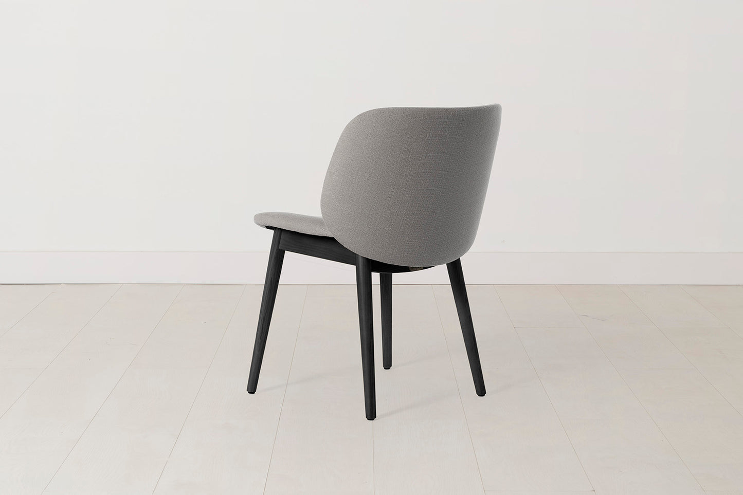 Dining Chair 04 (Set of 2), Black Legs / Shadow