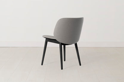 Dining Chair 04 (Set of 2), Black Legs / Shadow