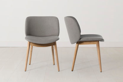 Dining Chair 04 (Set of 2), Ash Legs / Shadow