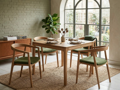 Dining Table 01 Extending Dining Table, Oak / 4-6 seater