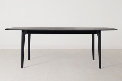 Dining Table 03 Extending Dining Table, Black Oak