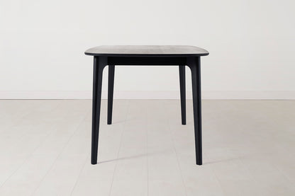 Dining Table 03 Extending Dining Table, Black Oak