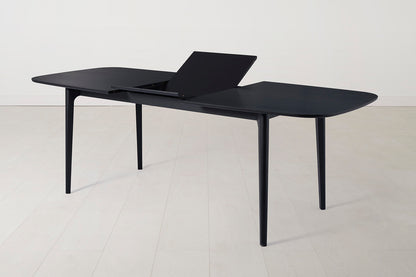 Dining Table 03 Extending Dining Table, Black Oak