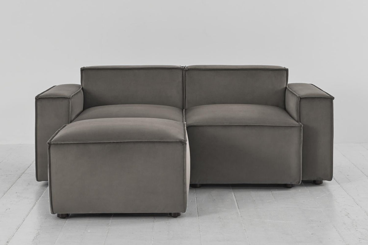 Model 03 2-Seater Left Chaise Sofa, Elephant
