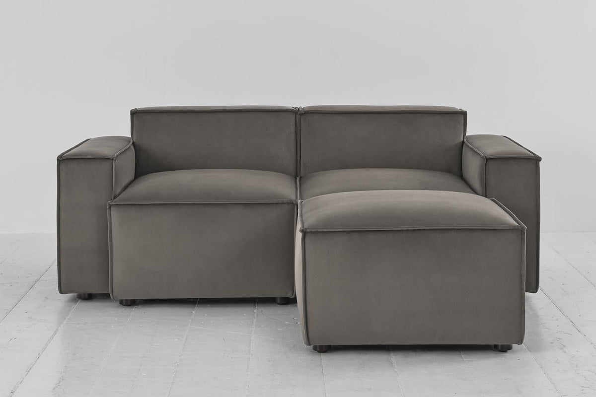 Model 03 2-Seater Right Chaise Sofa, Elephant