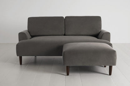 Model 05 2-Seater Sofa with ottoman, Elephant