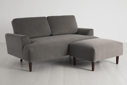 Model 05 2-Seater Sofa with ottoman, Elephant