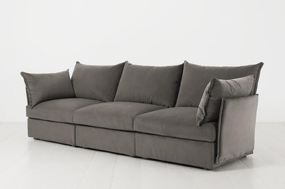 Model 06 3-Seater Sofa, Elephant