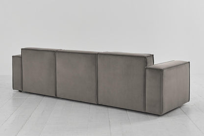 Model 03 3-Seater Right Chaise Sofa, Elephant
