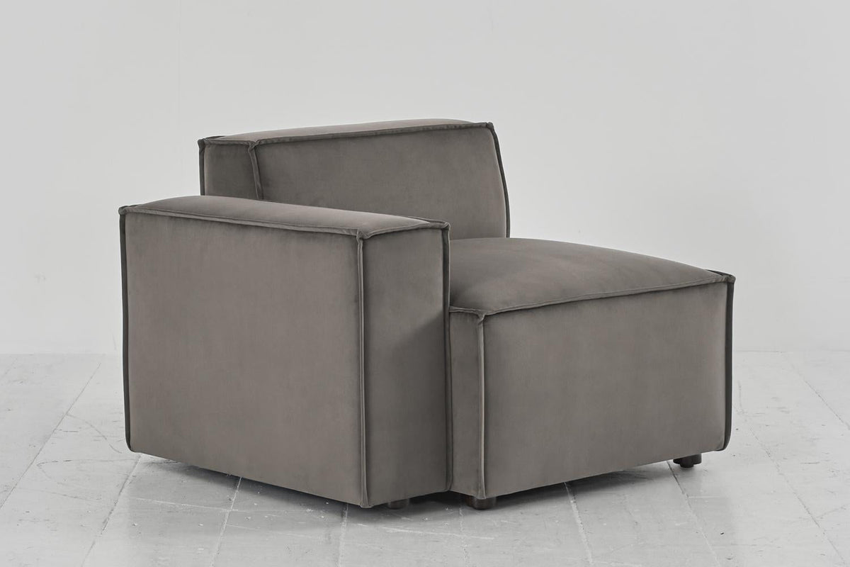 Model 03 Left Arm Sofa Module, Elephant