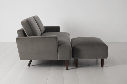 Model 05 2-Seater Sofa with ottoman, Elephant