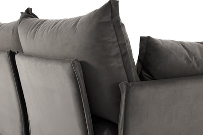 Model 06 Corner Sofa with Ottoman, Elephant