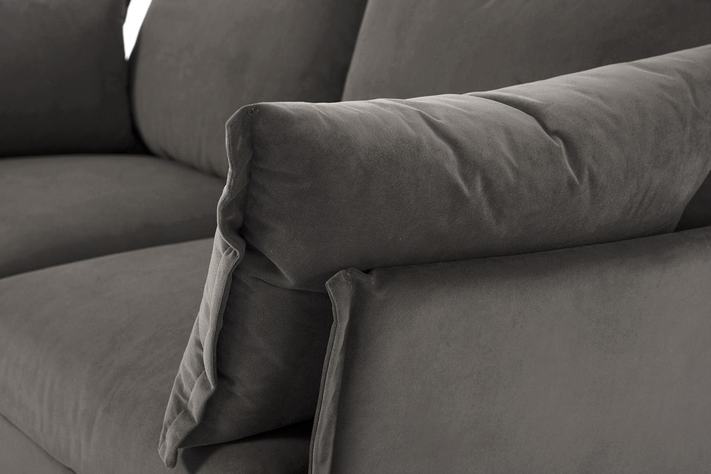 Model 06 2-Seater Right Chaise Sofa, Elephant