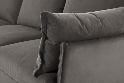 Model 06 3-Seater Left Chaise Sofa, Elephant