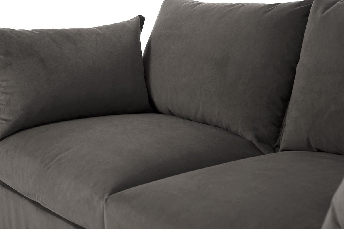 Model 06 2-Seater Right Chaise Sofa, Elephant