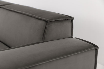 Model 03 2-Seater Left Chaise Sofa, Elephant