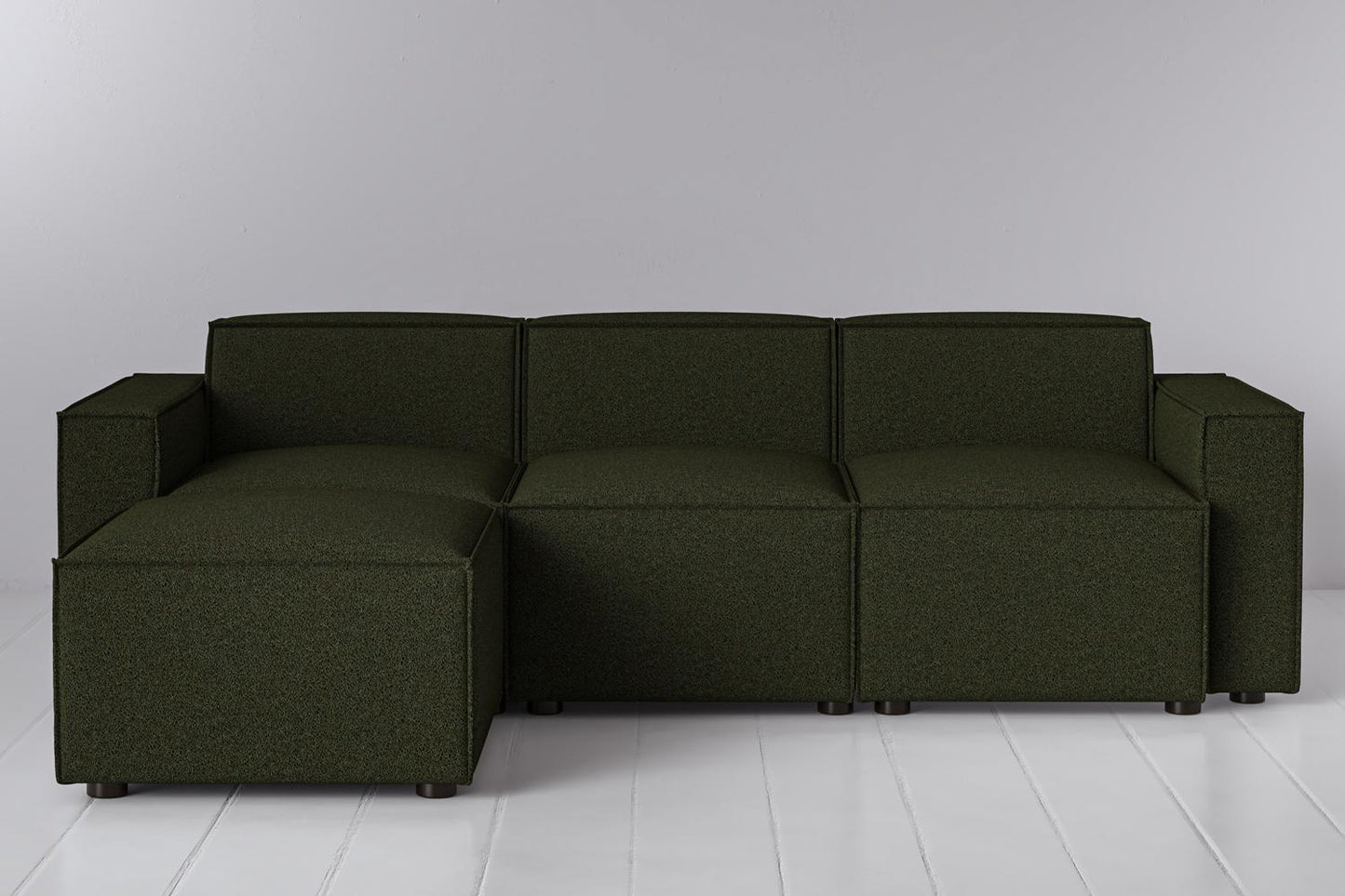 Model 03 3-Seater Left Chaise Sofa, Fern