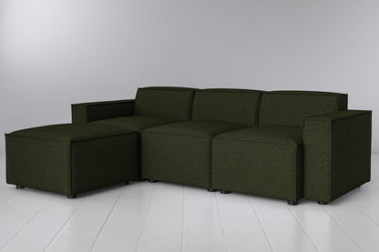 Model 03 3-Seater Left Chaise Sofa, Fern