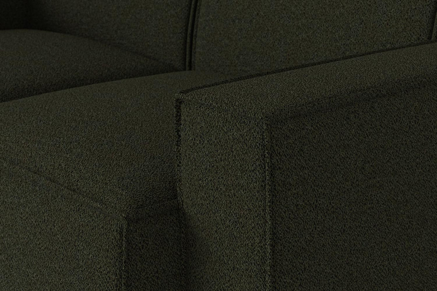 Model 03 3-Seater Left Chaise Sofa, Fern