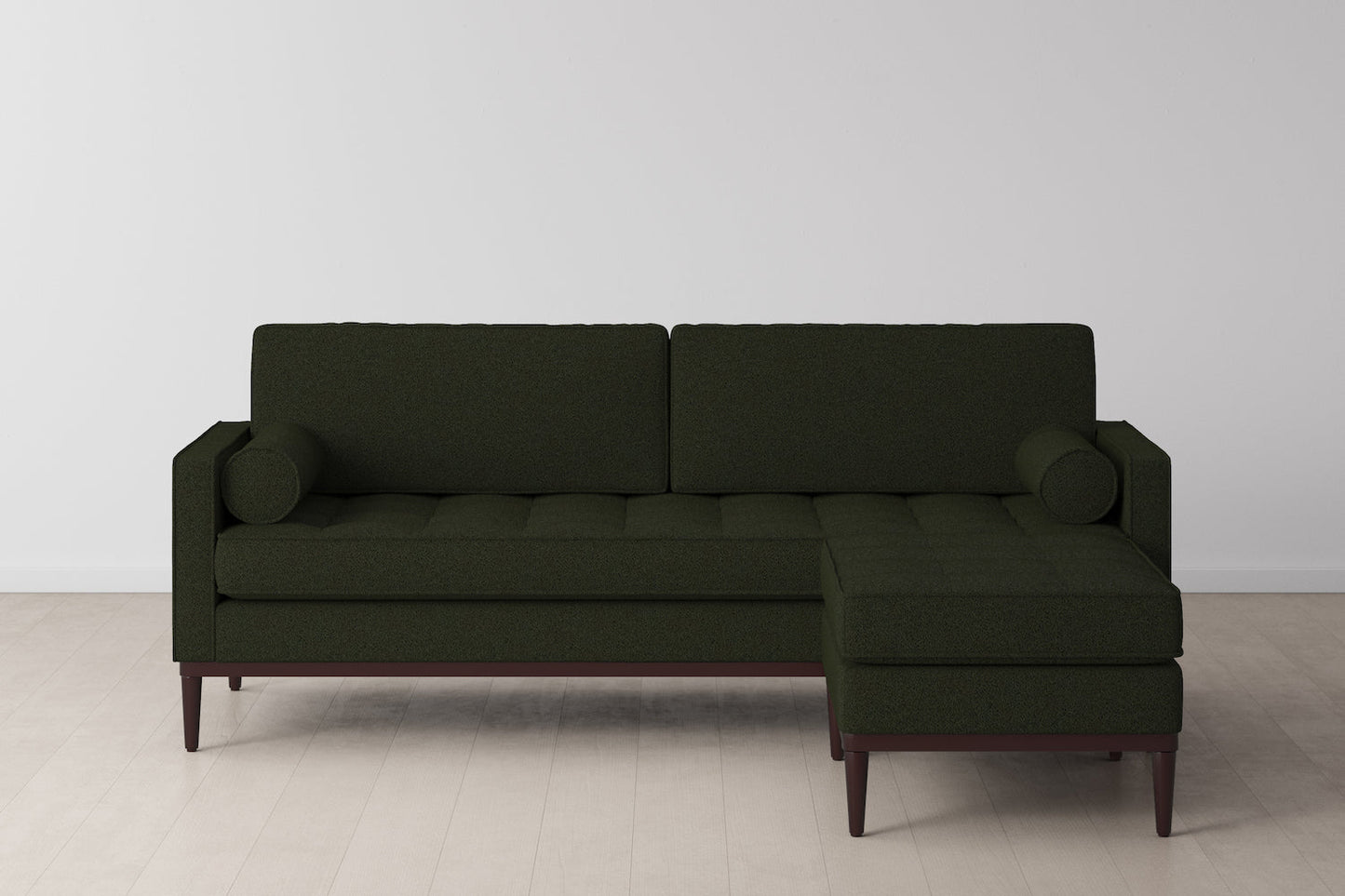 Model 02 3-Seater Sofa with Ottoman, Fern